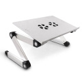 Table du support d&#39;ordinateur portable portable en alliage multi-réglable en aluminium en gros pour lit